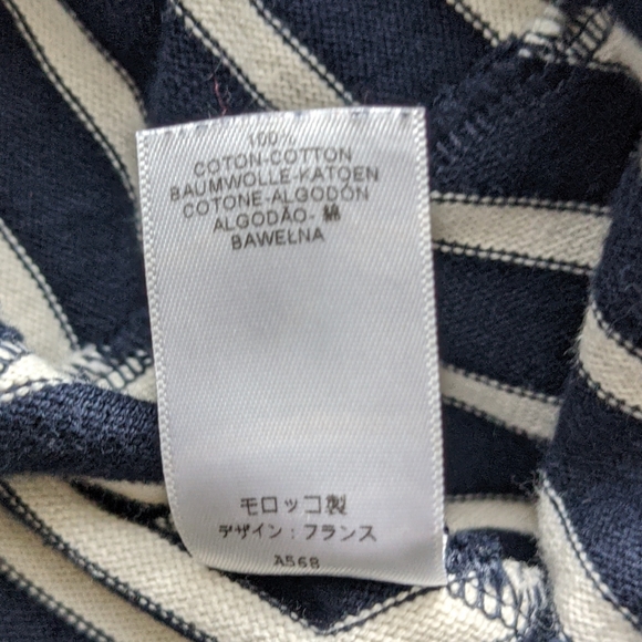 Petit Bateau Women's stripe 3/4 sleeve top - Picture 5 of 5